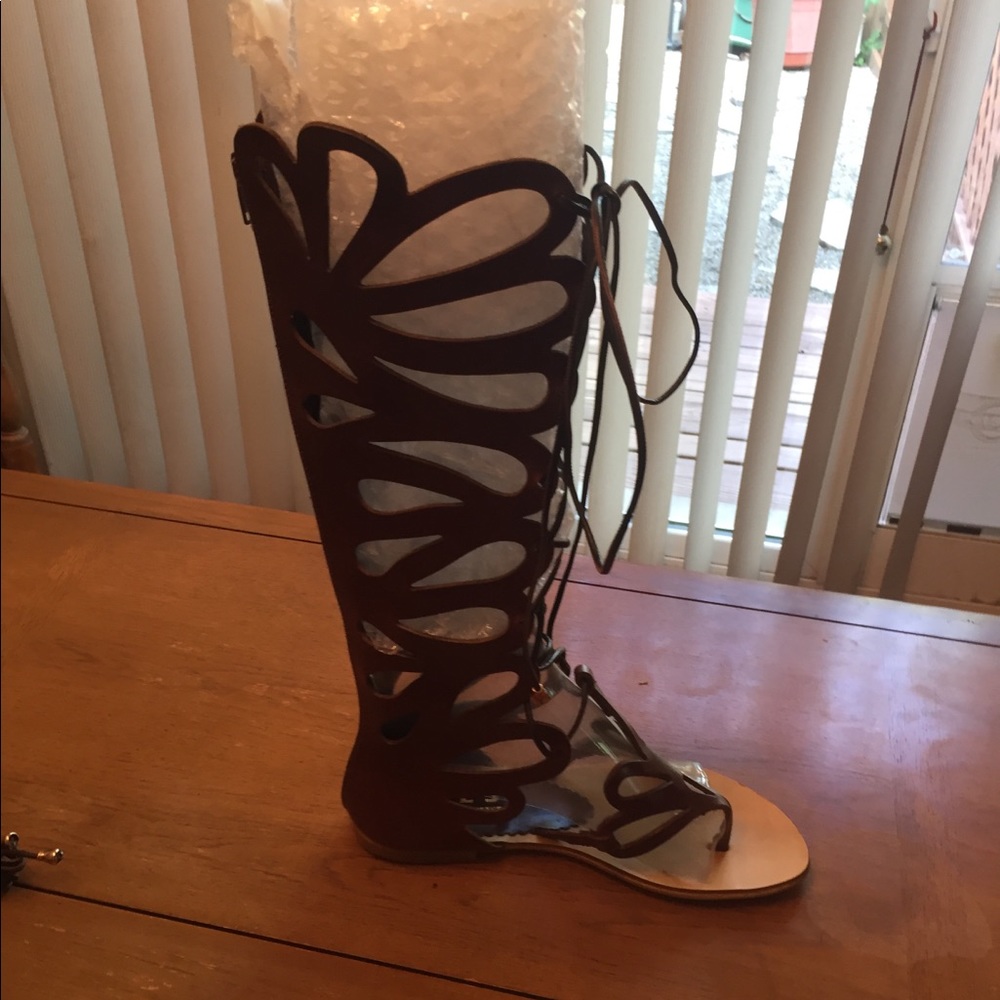 Authentic NEW Greek sandal boots. Never worn